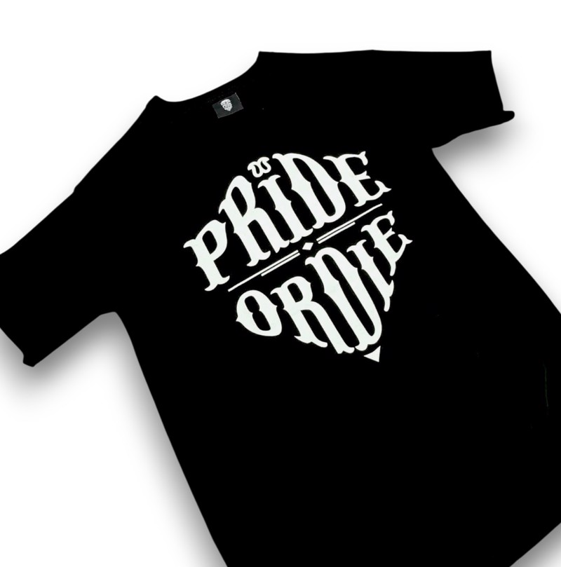 PRiDEorDiE Reckless Logo T-Shirt - black